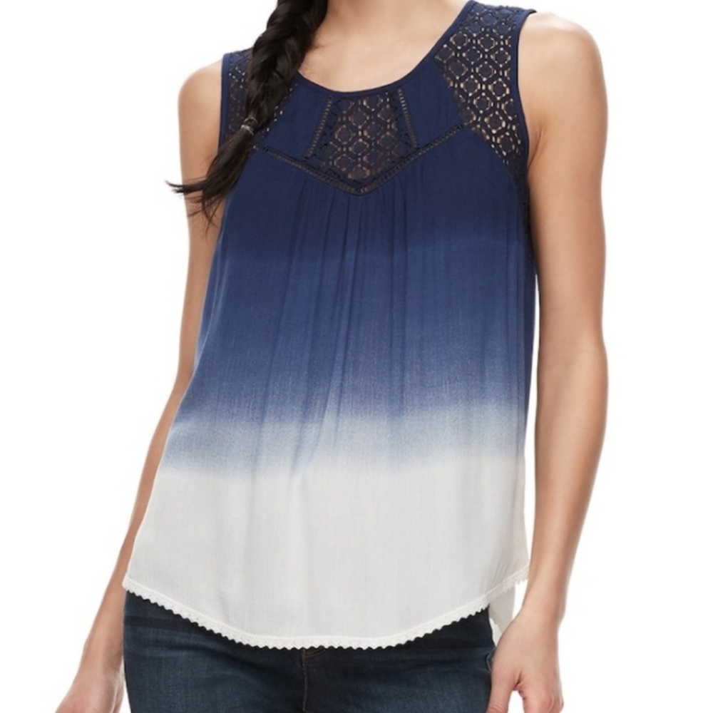 🐈Rewind ombre tie dyed‎ tank top